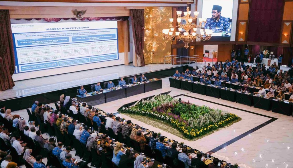 Kementerian Sosial menggelar Rapat Koordinasi Optimalisasi Pembangunan Sekolah Rakyat Permanen di Gedung Aneka Bhakti, Kementerian Sosial [Foto Kemensos] 