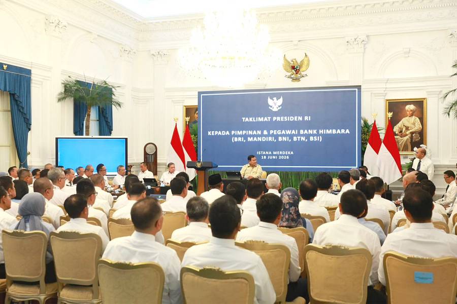 Presiden Prabowo Kumpulkan Himbara, Nilai Bank BUMN Tembus Rp1.100 Triliun Jadi 'Power' Ekonomi RI. [Tim Media Presiden] 